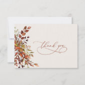 Hartelijk dank voor de seizoensgebonden Kaart van  (Voorkant)