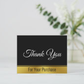 Hartelijk dank voor de Sjabloon van tweezijdige te Briefkaart (Staand voorkant)