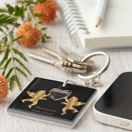 Hartelijk dank voor de sleutelketen sleutelhanger (Voorkant Rechts)