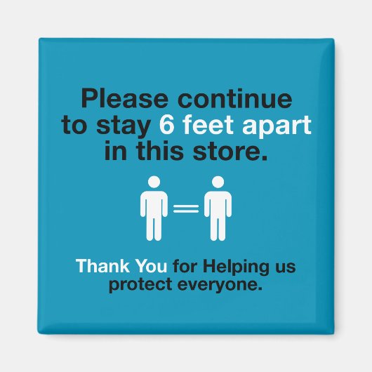 Hartelijk dank voor de sociale vervorming magneet (Voorkant)