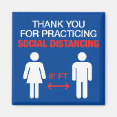 Hartelijk dank voor de sociale vervorming magneet (Voorkant)