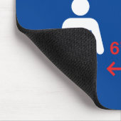 Hartelijk dank voor de sociale vervorming muismat (Hoek)