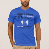 Hartelijk dank voor de sociale vervorming t-shirt (Voorkant)