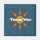Hartelijk dank voor de Southwest Mosaic Tile Brigh Magneet (Voorkant)
