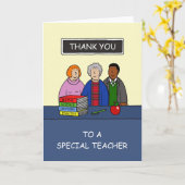 Hartelijk dank voor de speciale leraar kaart (Gele Bloem)