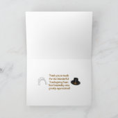 Hartelijk dank voor de Thanksgiving Feast Card Bedankkaart (Binnen)