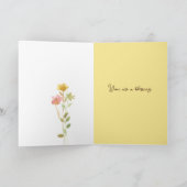 Hartelijk dank voor de Thessaliërs Wildbloemen Kaart (Binnen)