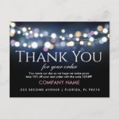 Hartelijk dank voor de toevoeging van uw bestellin aankondigingskaart (Voorkant)