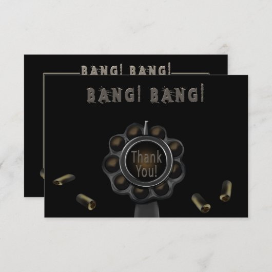 Hartelijk dank voor de uitnodiging van Pewter Pist (Voorkant / Achterkant)