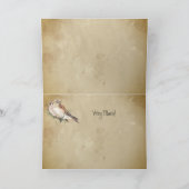 Hartelijk dank voor de valkenvalk van Kestrel Kaart (Binnen)