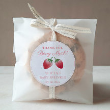 Hartelijk dank voor de vele aardbeien Rode roze av