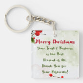 Hartelijk dank voor de verwijzing voor promoties v sleutelhanger (Voorkant)