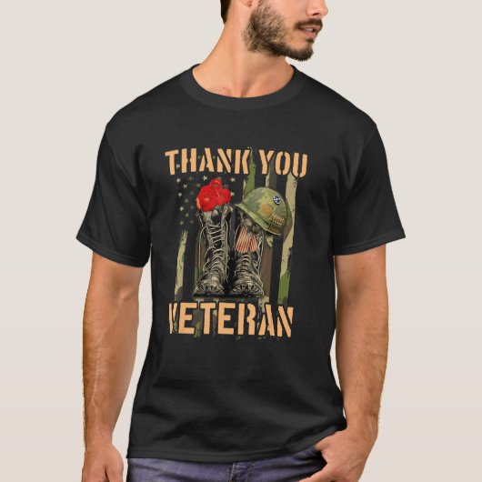 Hartelijk dank voor de veteranen die strijden tege t-shirt (Voorkant)