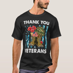 Hartelijk dank voor de veteranen die strijden tege t-shirt