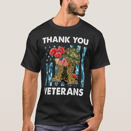 Hartelijk dank voor de veteranen die strijden tege t-shirt (Voorkant)