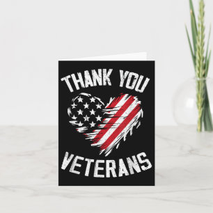 Hartelijk dank voor de veteranen Patriotic America Kaart