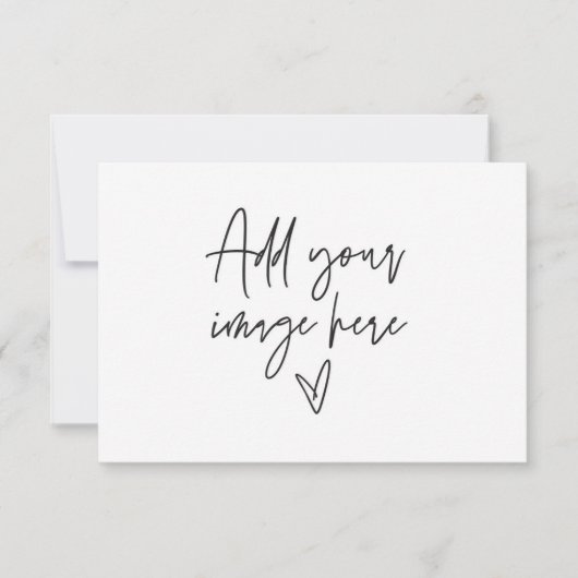 Hartelijk dank voor de Visitekaartje die een pakbo Save The Date (Voorkant)