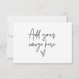 Hartelijk dank voor de Visitekaartje die een pakbo Save The Date