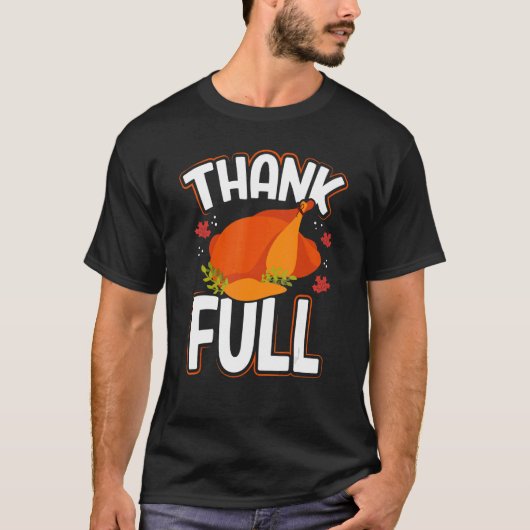 Hartelijk dank voor de volledige Thanksgiving van  T-shirt (Voorkant)
