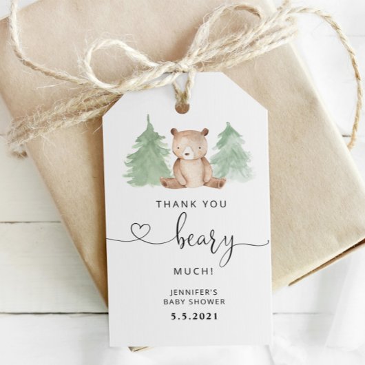 Hartelijk dank voor de vriendelijke tag cadeaulabel