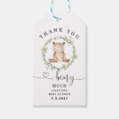 Hartelijk dank voor de vriendelijke tag cadeaulabel (Voorkant)