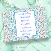 Hartelijk dank voor de vrijwilliger Whimsical Drag Bedankkaart