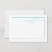 Hartelijk dank voor de vuurtoren bruiloft bedankkaart (Achterkant)