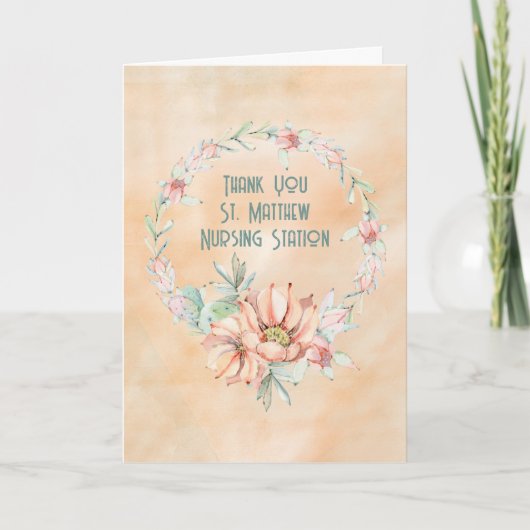 Hartelijk dank voor de Waterverf Cactus van Covid  Kaart (Voorkant)