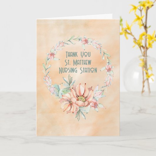 Hartelijk dank voor de Waterverf Cactus van Covid  Kaart (Gele Bloem)