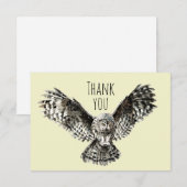 Hartelijk dank voor de Waterverf die de Natuur van Bedankkaart (Voorkant / Achterkant)