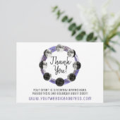 Hartelijk dank voor de Waterverf Volledige muis Ka Kaart (Staand voorkant)