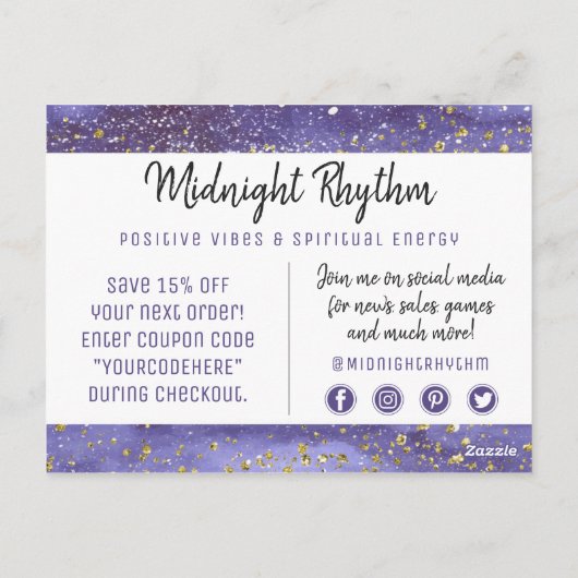 Hartelijk dank voor de Waterverf Volledige muis ro Briefkaart (Achterkant)