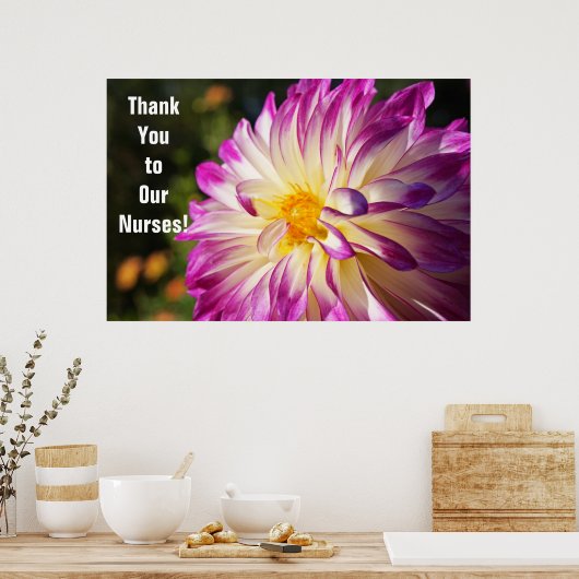 Hartelijk dank voor de week van onze verpleegsters poster (Keuken)