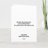 Hartelijk dank voor de wenskaarten van de predikan bedankkaart (Achterkant)