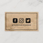 Hartelijk dank voor de  Westerne Korting op het in Visitekaartje (Achterkant)