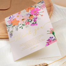 Hartelijk dank voor de wilde bloemen die de lentes