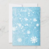 Hartelijk dank voor de Wintersnowflake Serif Text  (Voorkant)