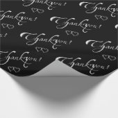 Hartelijk dank voor de  woorden van het karton cadeaupapier (Hoek)