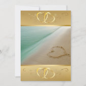 Hartelijk dank voor de zand-uitnodiging3 kaart (Voorkant)