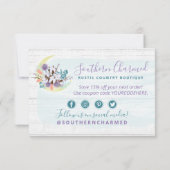 Hartelijk dank voor de Zuidelijke Floral Cotton Mo Kaart (Achterkant)