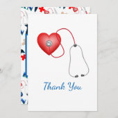 Hartelijk dank voor de zuster bedankkaart (Voorkant / Achterkant)