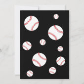 Hartelijk dank voor de zwarte coach Baseball-fotok Bedankkaart (Achterkant)