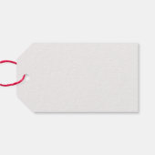 Hartelijk dank voor de zwarte Labels Cadeaulabel (Achterkant Horizontaal)