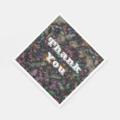 Hartelijk dank voor diepgekleurde kleurige Stropda Servet (Hoek)