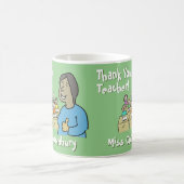 Hartelijk dank voor een Aziatische leraar Vrouw Koffiemok (Center)