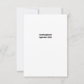 Hartelijk dank voor een geweldige collega kaart (Achterkant)