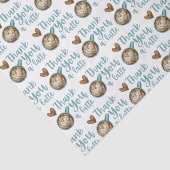 Hartelijk dank voor een laatste discussiestuk tissuepapier (Detail)