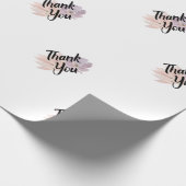 Hartelijk dank voor Floral Cadeaupapier (Hoek)