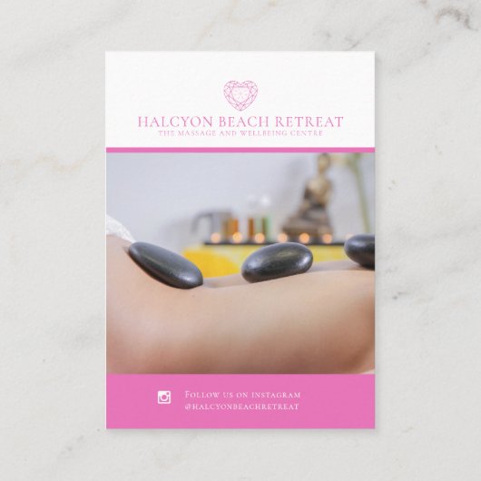 Hartelijk dank voor gezondheidsfoto's, 20% korting visitekaartje (Achterkant)