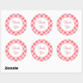 Hartelijk dank voor Gingham Kitchen Stickers (Vel)